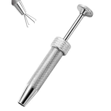Imagem de OUFER Piercing Ball Grabber, 16G/18G/20G Flat Back Brincos Guia de Agulha, Aço Cirúrgico Rosqueado Internamente, Kit de Piercing Corporal Assistente de Rosca Externa para Orelha Nariz e Lábios