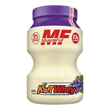Imagem de Kut Whey (900g) - Leite Fermentado c/Morango - Muscle Full, Muscle Full