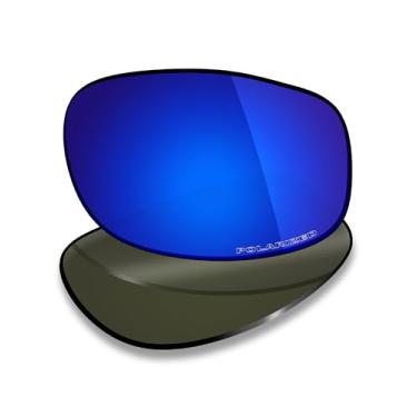 Imagem de Mryok Lentes de reposição ultra polarizadas para óculos de sol Maui Jim Longboard MJ222 61 mm, HD Polarized, proteção UV, resistente a impactos e ajuste perfeito - azul escuro