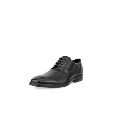 Imagem de ECCO Avental masculino Milan Toe Tie Oxford, Preto, 11-11.5