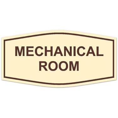 Imagem de Signs ByLITA Placa mecânica elegante | Material durável | Cores vibrantes | Fita de espuma poderosa (marfim/marrom escuro) - Pequena