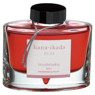 Imagem de Tinta à base de água Iroshizuku Iroshizuku para canetas-tinteiro, 50 ml, jangada de flores: Hanaikada INK-50-HA