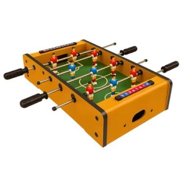 Imagem de Mini Mesa Pebolim Futebol Totó Madeira Jogo Brinquedo Criança