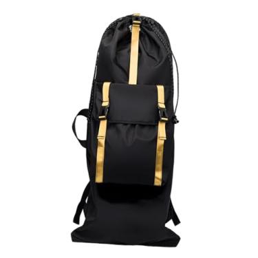 Imagem de simhoa Mochila para skate, bolsa para skate, mochila de viagem para skate, viagens, esportes ao ar livre, adultos, Amarelo