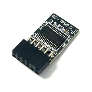 Imagem de Zahara Módulo TPM2.0 Módulo LPC 12 pinos-1 com Infineon SLB9665 para placa-mãe Gigabyte compatível com GC-TPM2.0_S Substituição para B360M Gaming HD, AORUS Gaming 3, Power,D2V, D3V, HD3,M AORUS PRO