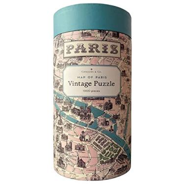 Imagem de Cavallini, quebra-cabeça vintage 1000 peças - Plan de Paris (Pzl/Parmap)