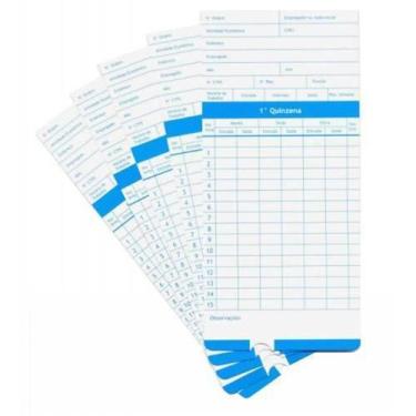 Imagem de Cartão Ponto Para Relógio Cartográfico 100 Unidades - Henry