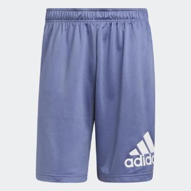 Imagem de Short Adidas Knit Logo - Lilás-Masculino