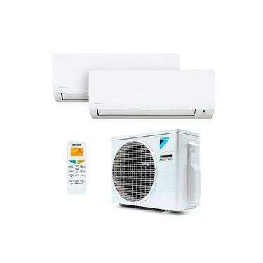 Imagem de Ar Condicionado Multi Split Inverter R-32 Daikin 18.000 Btus (2x Evap 12.000) Quente/frio  Monofásico