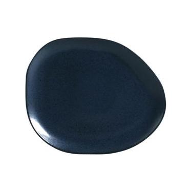 Imagem de Conjunto com 6 Pratos Raso Oval Orgânico Night Blue 31x24x2,5cm