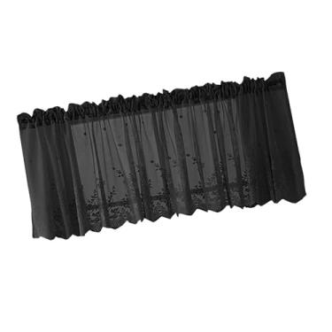 Imagem de Generic Cortina Curta de Renda de Saia de Cozinha Com Função de Filtragem de Luz Suave para Cozinha, Sala de Jantar, Adequada para Decoração Moderna de Fazenda do País Francês, Conjunto de 1 Peça