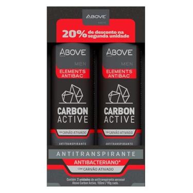 Imagem de Desodorantes Antitranspirantes Elements Carbon Pack Com 2 - Above
