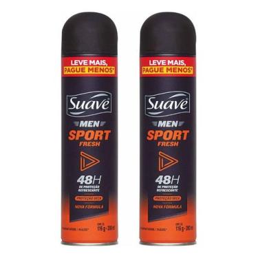 Imagem de Kit C/2 Desodorante Suave Sport Fresh 48hs 200ml