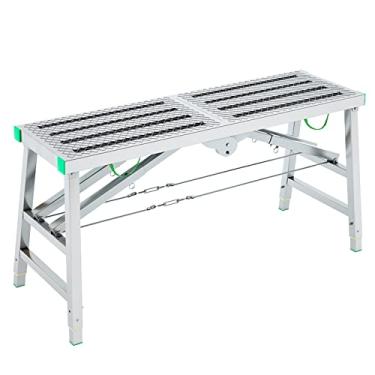 Imagem de Plataforma de trabalho para andaimes, escadas, multiuso, dobrável, portátil para decoração de casa, jardim, biblioteca, loft