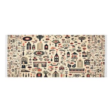 Imagem de Wassud Capas de lavadora e secadora de vários objetos, protetor de lavadora com sacos de armazenamento, capa de geladeira à prova de poeira com bolsos para lavanderia doméstica, cozinha, 120 x 55 cm