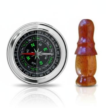 Imagem de Bússola Profissional Caça Trilha Apito Profissional Aracuã