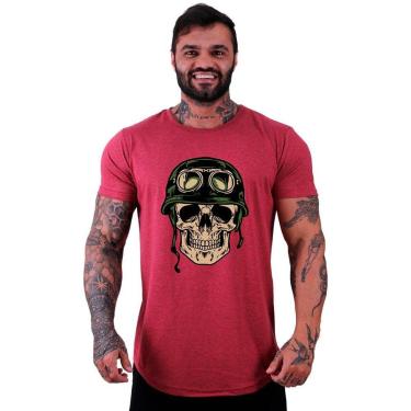 Imagem de Camiseta Longline MXD  Caveira Militar Masculina-Masculino