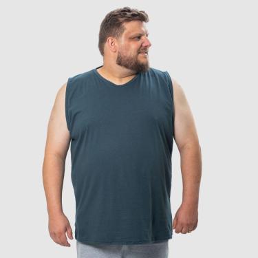 Imagem de Camiseta Regata masculina algodão plus size Machão Grande-Masculino