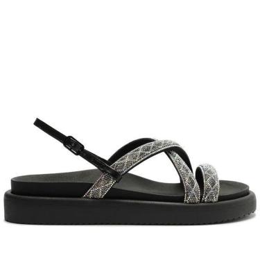 Imagem de Papete Anacapri Glam Detalhada Preta Preto-Feminino