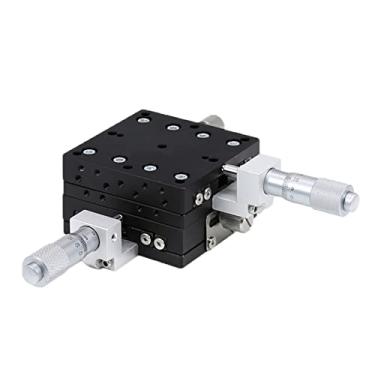 Imagem de Eixo XY 60x60mm LY60-R LY60-L LY60-C Plataforma Linear Mesa Deslizante Tipo Trilho Horizontal Mesa de Corte Deslocamento Manual Platf(LY60-C)