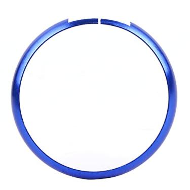 Imagem de Substituição de acabamento de anel remoto de liga de alumínio para MINI R55 R56 R57 R58 para proteger o chaveiro de arranhões, amassados e (azul escuro)