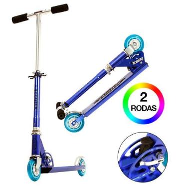 Imagem de Patinete de Criança de Duas Rodas Ajuste de Altura Azul - DM Radical