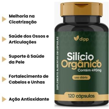 Imagem de Silício Orgânico 490 MG 120 Cápsulas Produto Premium dipp Muwiz - Dipp