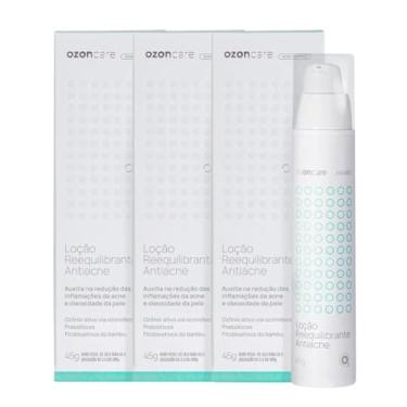 Imagem de Kit 3 Loção Reequilibrante Antiacne Auxilia Na Redução Da Oleosidade Na Pele 45g