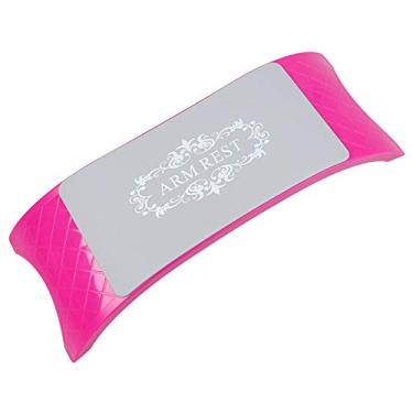 Imagem de ZJchao Almofada de Silicone para Descanso de Mão Travesseiro para Arte Em Unhas, Braço de Mesa, Almofada de Pulso, Salão de Manicure, Design Antiderrapante (Almofada de mão em silicone vermelho rosa)