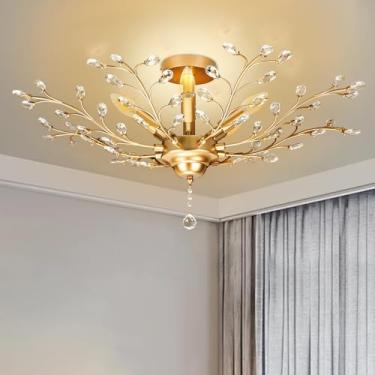 Imagem de Iustre Cristal, Iluminação de Teto LED Limpo Vintage K9, Lustre Sala de Jantar, Luminaria de Teto, Lustre Pendente, Pendente Sala de Jantar