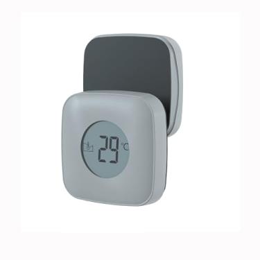 Imagem de Limpador Magnético 2 em 1 para Aquários com Termômetro Digital para Aquários, Mini ímãs em Forma de Peixes e Escova Apenas para Tanques de Vidro de 1 a 30 Galões