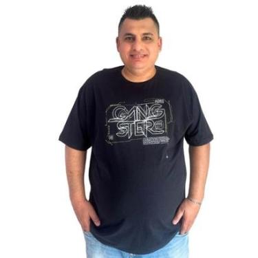 Imagem de Camiseta Masculina Gangster Moda Plus Size Tamanho Grande-Masculino