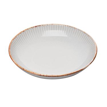 Imagem de Prato para Massa de Cerâmica Linear Cinza 23cm - Lyor