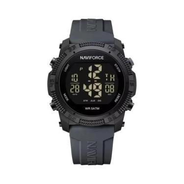 Imagem de Relógio Digital Esportivo Masculino À Prova D'Água NAVIFORCE 7104 Com 