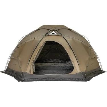 Imagem de Barraca de acampamento quente domo barraca de fogão de madeira autônoma, barraca POMOLY Dome X6 4 estações para 2-4 pessoas mochilão, caminhada, caça