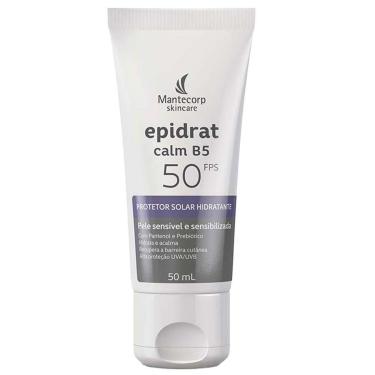 Imagem de Proteror Solar Facial Hidratante Mantecorp Skincare - Epidrat Calm B5 FPS50 50ml-Unissex