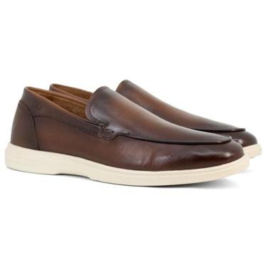 Imagem de Sapato Masculino Democrata Casual Tulum Couro Clássico Confortável, Ma