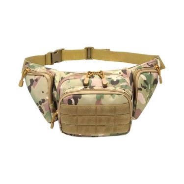 Imagem de Mochila Tática Masculina De Nylon De Alta Capacidade, Bolsa De Ombro M