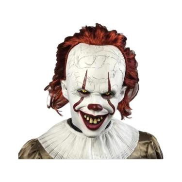 Imagem de Máscara De Halloween De Palhaço De Terror, Máscara De Silicone Para Fa