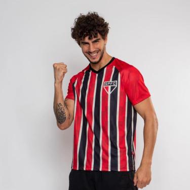 Imagem de Camiseta São Paulo Surf Center Esportiva Gold Listrada-Masculino