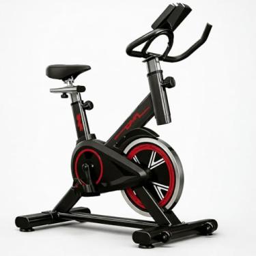 Imagem de Bicicleta Ergométrica Bike Spinning – Bike Treino em Casa Academia Exercícios Cardio e Emagrecimento Design Confortável e Ajustável Vertical Silenciosa Linha Premium
