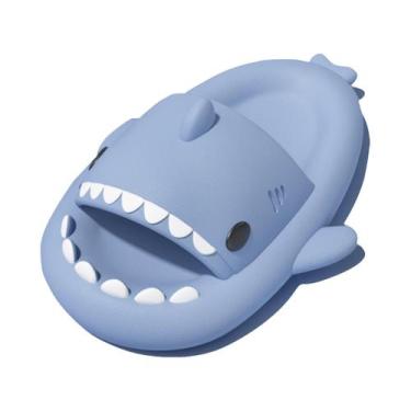 Imagem de Pantuflas Rosyclo diseño de tiburón suaves, ligeras y antideslizantes 