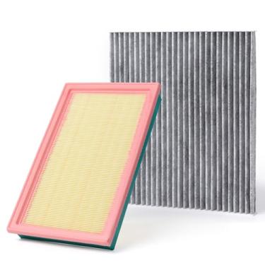 Imagem de Kit de filtro de ar de motor de cabine serve para MURANO 2015-2024, 2013-2020 PATHFINDER, 2016-2023 MAXIMA, 2013 JX35, 2014-2019 QX60, 2013-2018 ALTIMA