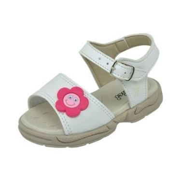 Imagem de Sandália Ortopédica Infantil Menina Flor Branca-Feminino