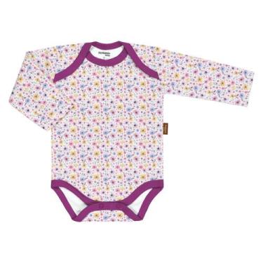 Imagem de Body Manga Longa em cotton, diversas estampas - 1 Peça - Batistela Bab