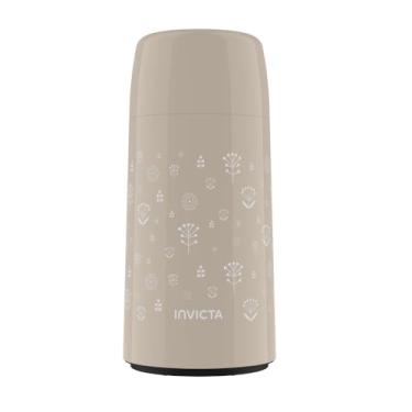 Imagem de Garrafa Térmica Firenze Mini 250 ml Areia Decoração Campestre Invicta