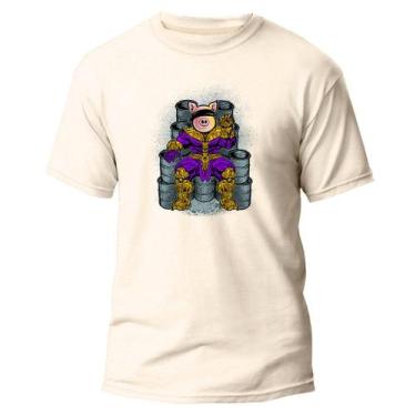 Imagem de Camiseta Básica Algodão Premium Estampa Digital Power Poder - Pavesi, 