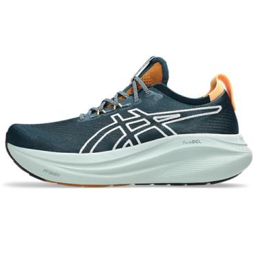 Imagem de ASICS Tênis masculino Gel-Nimbus 27 Tr, Nature Bathing Tranquil Teal, 44