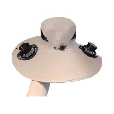 Imagem de Chapéu Bucket Grande De Secagem Rápida Para Homens Com Ventilador Sola