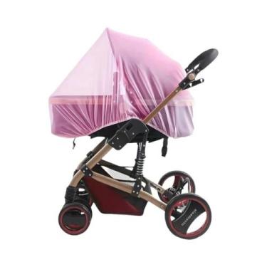 Imagem de Rede Mosquiteira Para Carrinho De Bebê Com Cobertura Total E Malha Den